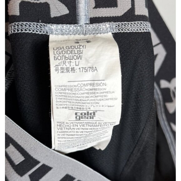 Under Armour Cold Gear Men’s Compression Leggings Large Camo Black - Picture 5 of 5